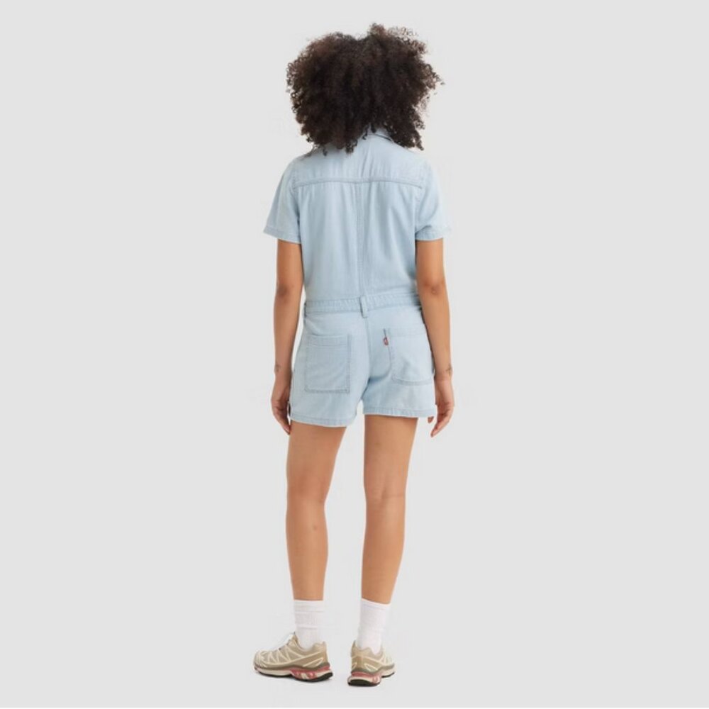 Levi's® Women's Short Sleeve Romper - Enjoy the Ride S - Picture 2 of 2